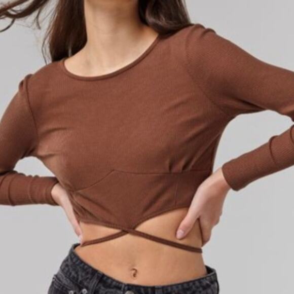 Women's Euphoria Top color bark Size S - Picture 1 of 4